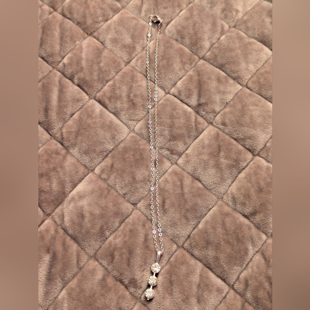 Matching necklace and earrings